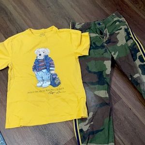 Boys Ralph Lauren shirt and pants.